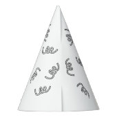 Birthday kinderen - Kleur uw eigen Pet Feesthoedjes (Achterkant)