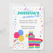 Birthday Kinderen Pinata Balloons Kaart (Voorkant)