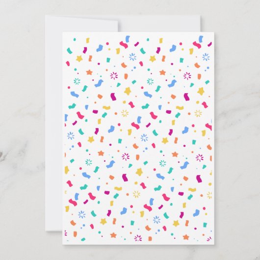 Birthday Kinderen Pinata Balloons Kaart (Achterkant)