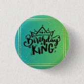 Birthday King Button (Voorkant)