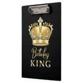 Birthday King Gold Crown Royal Queen Luxury Klembord (Links)
