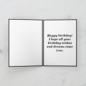 Birthday King Happy Birthday Kaart (Binnen)