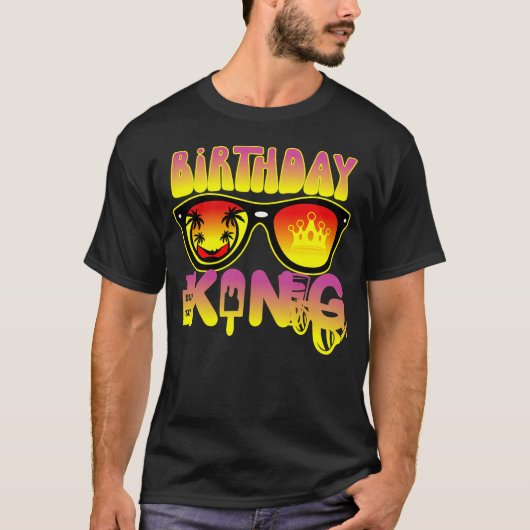 Birthday King T-shirt (Voorkant)