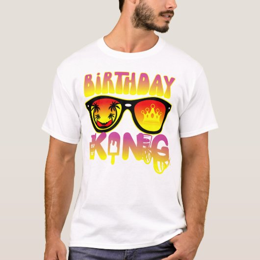 Birthday King T-shirt (Voorkant)