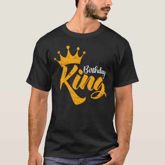 Birthday King T-shirt (Voorkant)