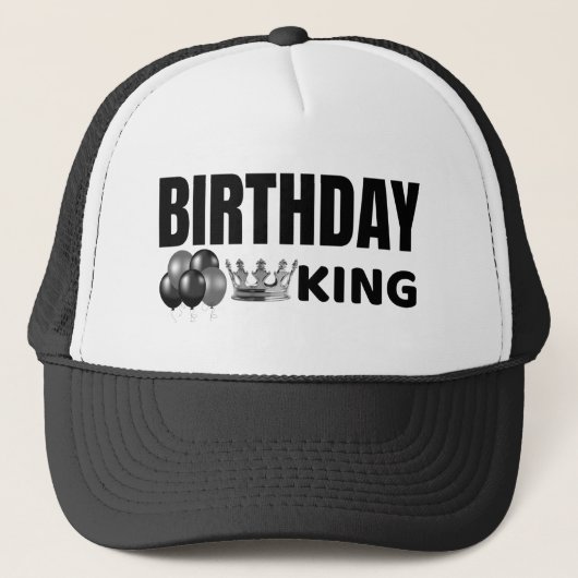 BIRTHDAY KING TRUCKER PET (Voorkant)