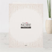 Birthday King | Zwart Wenskaart Kaart (Achterkant)