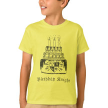 Birthday Knight medieval kinder t-shirt