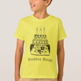 Birthday Knight medieval kinder t-shirt