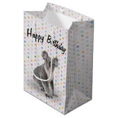 Birthday Koala Beer met bril Medium Cadeauzakje (Voorkant Gekanteld)