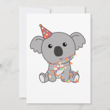 Birthday Koala voor kinderen Een feestdag Kaart