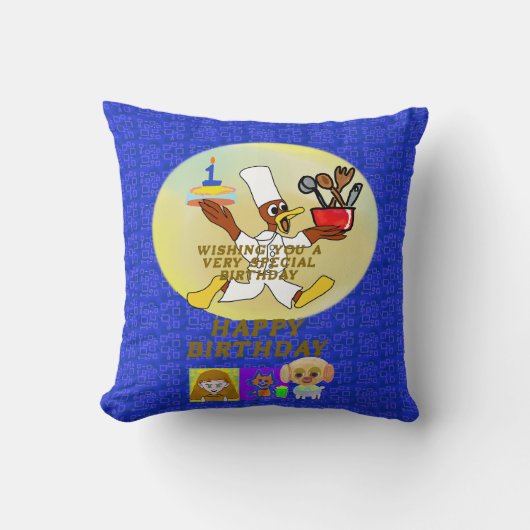 Birthday Kussen (Voorkant)