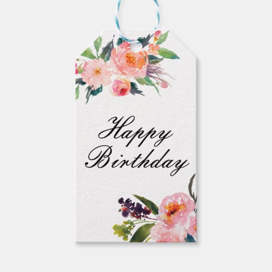 Birthday Label Cadeaulabel (Voorkant)