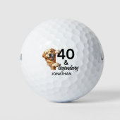  Birthday  Labrador gift Golfballen (Voorkant)