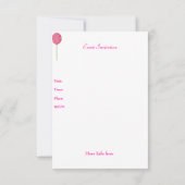 Birthday Labrador Puppy Spots Balloons Kaart (Achterkant)