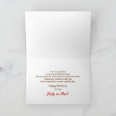 BIRTHDAY - LADY IN RED - CARDINAL/TEXTURES KAART (Binnen)