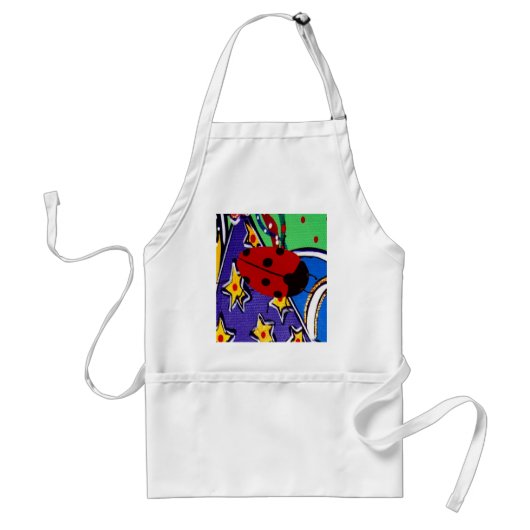 Birthday Ladybug-producten Standaard Schort (Voorkant)