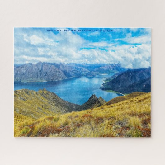 Birthday Lake Wanaka Otago Nieuw-Zeeland Legpuzzel (Horizontaal)