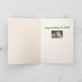 Birthday lammeren en schapenpoëzie kaart (Binnen)