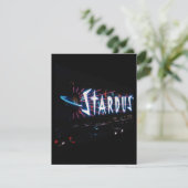 BIRTHDAY LAS VEGAS STYLE ARTIJ INVITATIE KAART (Staand voorkant)