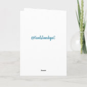 Birthday Leonberger Card Kaart (Achterkant)