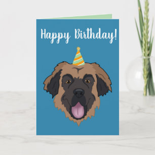 Birthday Leonberger Feestdagen Kaart