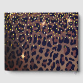 Birthday leopard animal roos gold name name gastenboek (Achterkant)