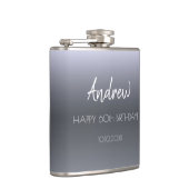 Birthday leuke feiten bio leuk man zilverfox foto heupfles (Rechts)