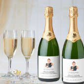 Birthday leukste feiten biografie witte foto sparkling wijnetiket