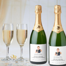 Birthday leukste feiten biografie witte foto sparkling wijnetiket