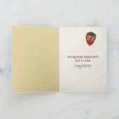 Birthday  Library Card Kaart (Binnen)