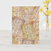 Birthday  Library Cards Kaart (Gele Bloem)