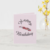 Birthday : Liefde muziek Kaart (Gele Bloem)