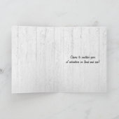 Birthday Lighthouse on Whitewash Wood Kaart (Binnen)