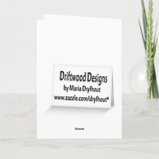 Birthday Lilies Kaart (Achterkant)