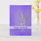 Birthday Lilies Kaart (Gele Bloem)