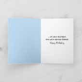 Birthday Little Girl Petting a Dinosaur Kaart (Binnen)