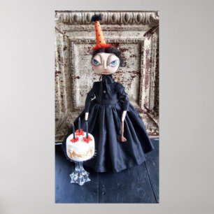 Birthday Lizzie Borden Doll Poster
