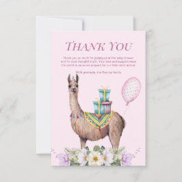 Birthday Llama Bedankkaart
