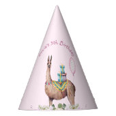 Birthday Llama Feesthoedjes (Voorkant)