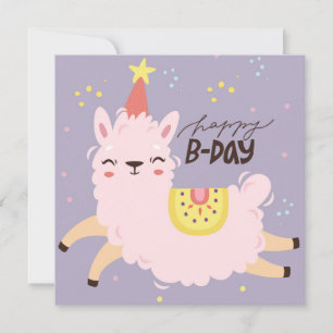 Birthday Llama Holiday Kaart