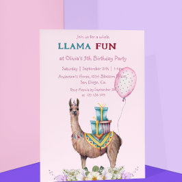 Birthday Llama Kaart