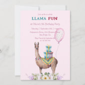 Birthday Llama Kaart (Voorkant)