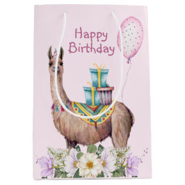 Birthday Llama Medium Cadeauzakje