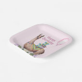 Birthday Llama Papieren Bordje (Gebogen)