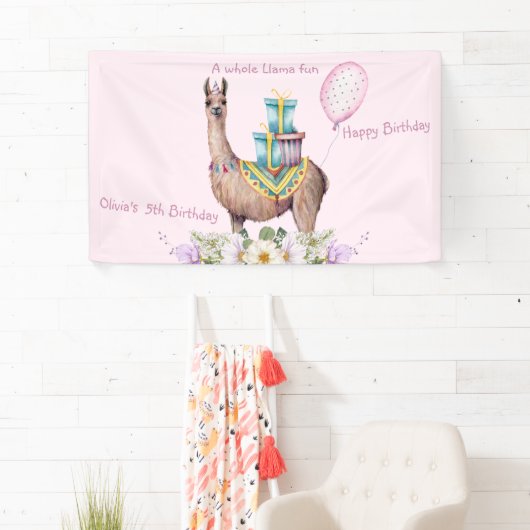 Birthday Llama Spandoek (Insitu)