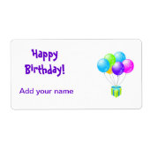 Birthday Lollipop Labels Party Favors Wrapper Labe (Voorkant)