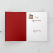 Birthday Love You Significant Otter, Grappig Anima Kaart (Binnen)