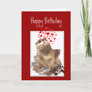 Birthday Love You Significant Otter, Grappig Anima Kaart