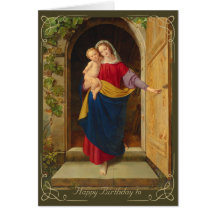 Birthday Lovely madonna en kind Steinbrück Card